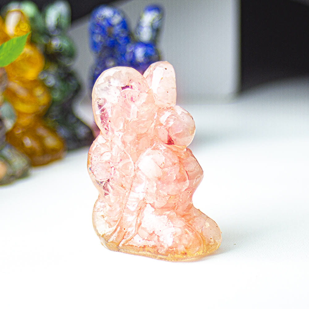 Olivenorma Crystal Epoxy Butterfly Fairy Gemstone Decoration