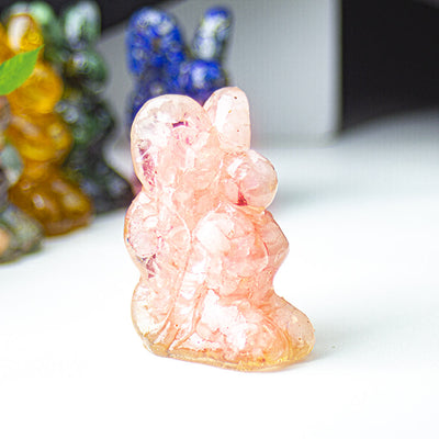 Olivenorma Crystal Epoxy Butterfly Fairy Gemstone Decoration