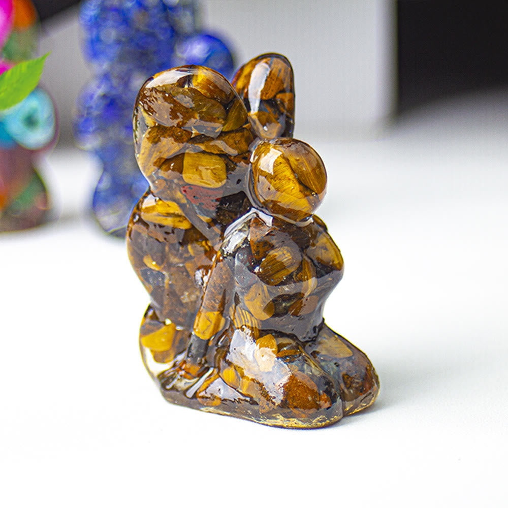 Olivenorma Crystal Epoxy Butterfly Fairy Gemstone Decoration