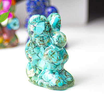 Olivenorma Crystal Epoxy Butterfly Fairy Gemstone Decoration