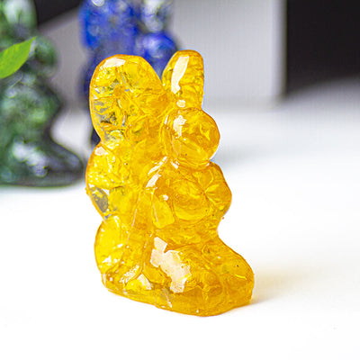 Olivenorma Crystal Epoxy Butterfly Fairy Gemstone Decoration