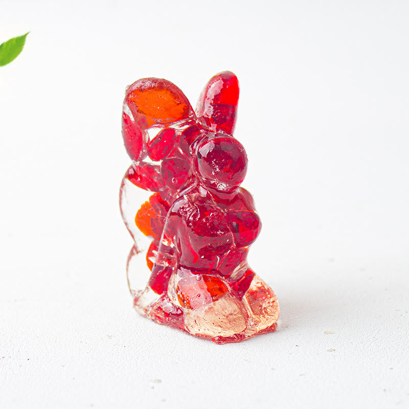 Olivenorma Crystal Epoxy Butterfly Fairy Gemstone Decoration