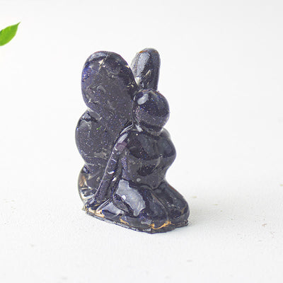 Olivenorma Crystal Epoxy Butterfly Fairy Gemstone Decoration