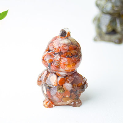 Olivenorma Crystal Epoxy Chick Gemstone Decoration