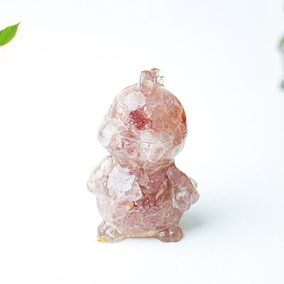 Olivenorma Crystal Epoxy Chick Gemstone Decoration