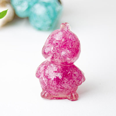 Olivenorma Crystal Epoxy Chick Gemstone Decoration