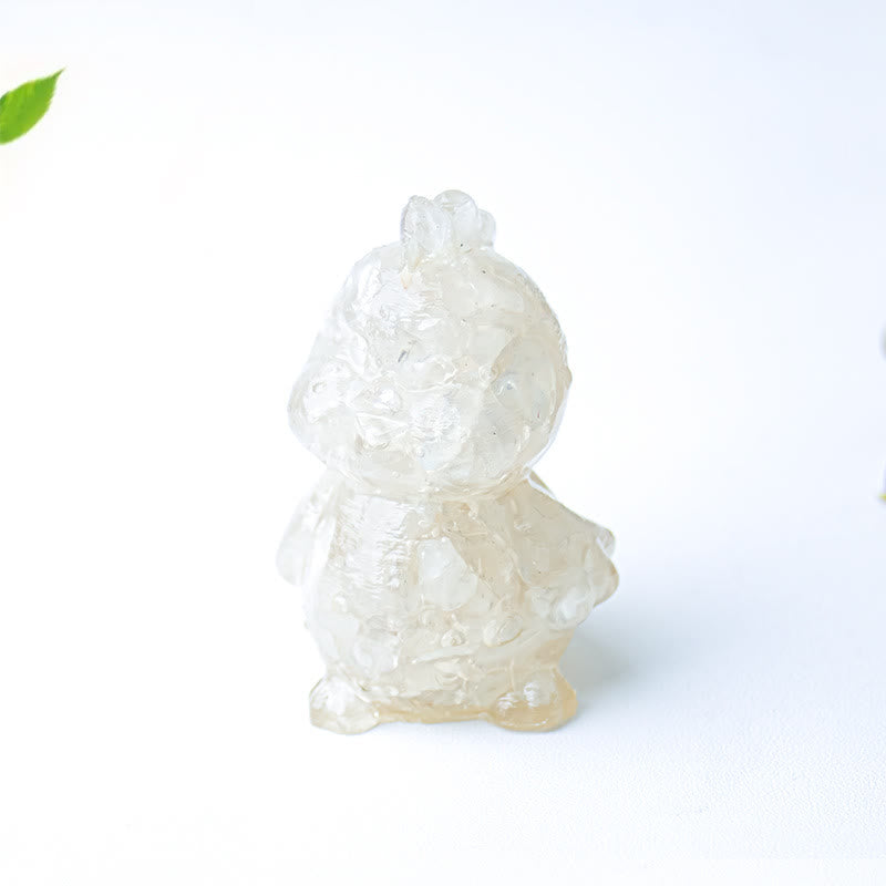 Olivenorma Crystal Epoxy Chick Gemstone Decoration