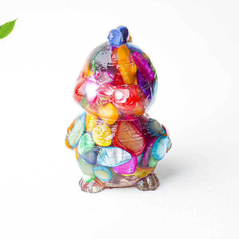 Olivenorma Crystal Epoxy Chick Gemstone Decoration