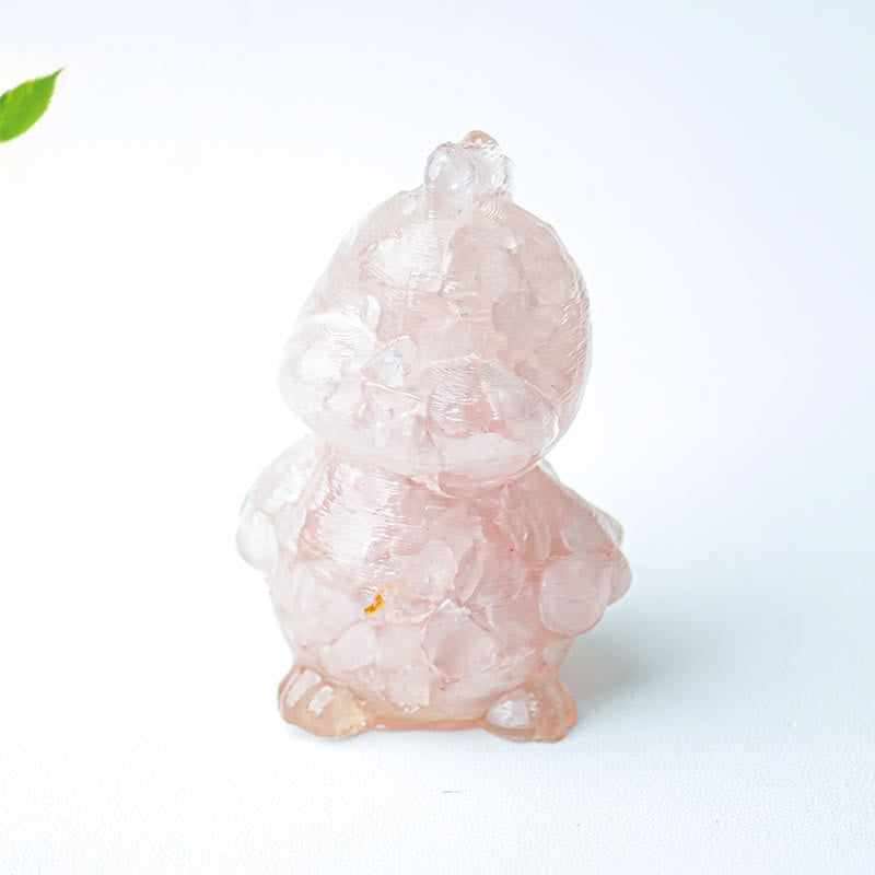 Olivenorma Crystal Epoxy Chick Gemstone Decoration