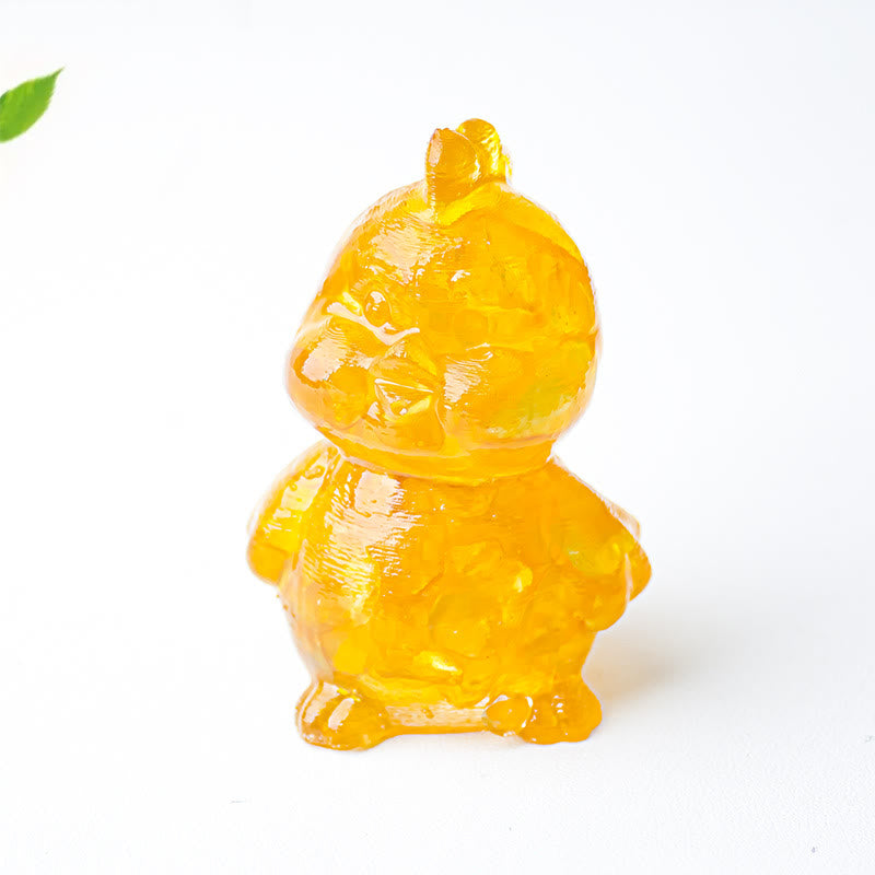 Olivenorma Crystal Epoxy Chick Gemstone Decoration