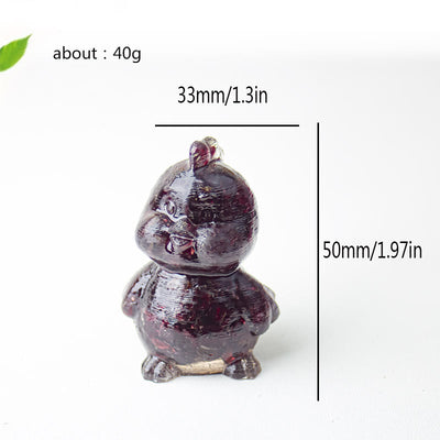 Olivenorma Crystal Epoxy Chick Gemstone Decoration