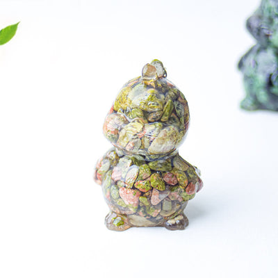 Olivenorma Crystal Epoxy Chick Gemstone Decoration