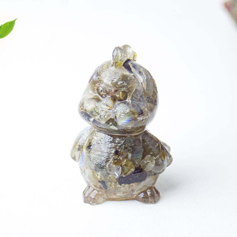 Olivenorma Crystal Epoxy Chick Gemstone Decoration