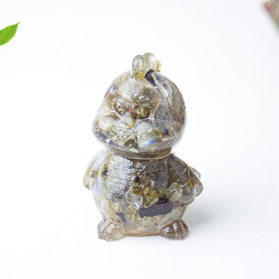 Olivenorma Crystal Epoxy Chick Gemstone Decoration