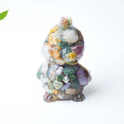 Olivenorma Crystal Epoxy Chick Gemstone Decoration