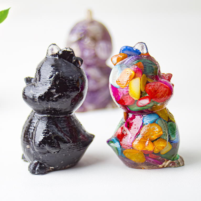 Olivenorma Crystal Epoxy Chick Gemstone Decoration
