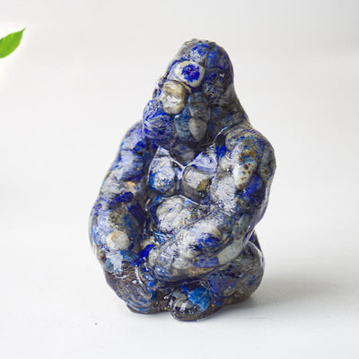 Olivenorma Crystal Epoxy Gorilla Gemstone Decoration