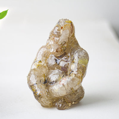 Olivenorma Crystal Epoxy Gorilla Gemstone Decoration