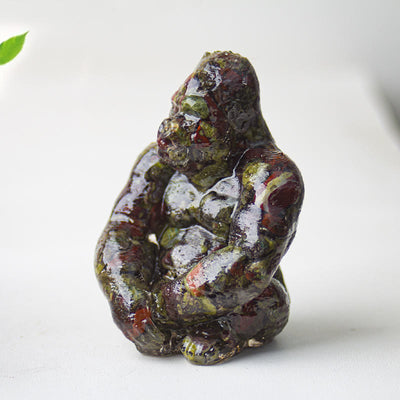 Olivenorma Crystal Epoxy Gorilla Gemstone Decoration