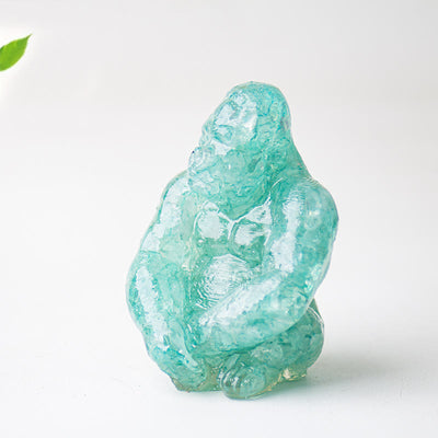 Olivenorma Crystal Epoxy Gorilla Gemstone Decoration