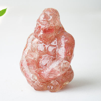 Olivenorma Crystal Epoxy Gorilla Gemstone Decoration