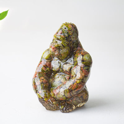 Olivenorma Crystal Epoxy Gorilla Gemstone Decoration