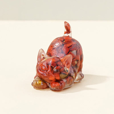 Olivenorma Crystal Epoxy Cute Kitten Gemstone Decoration