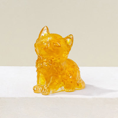 Olivenorma Crystal Epoxy Cute Kitten Gemstone Decoration