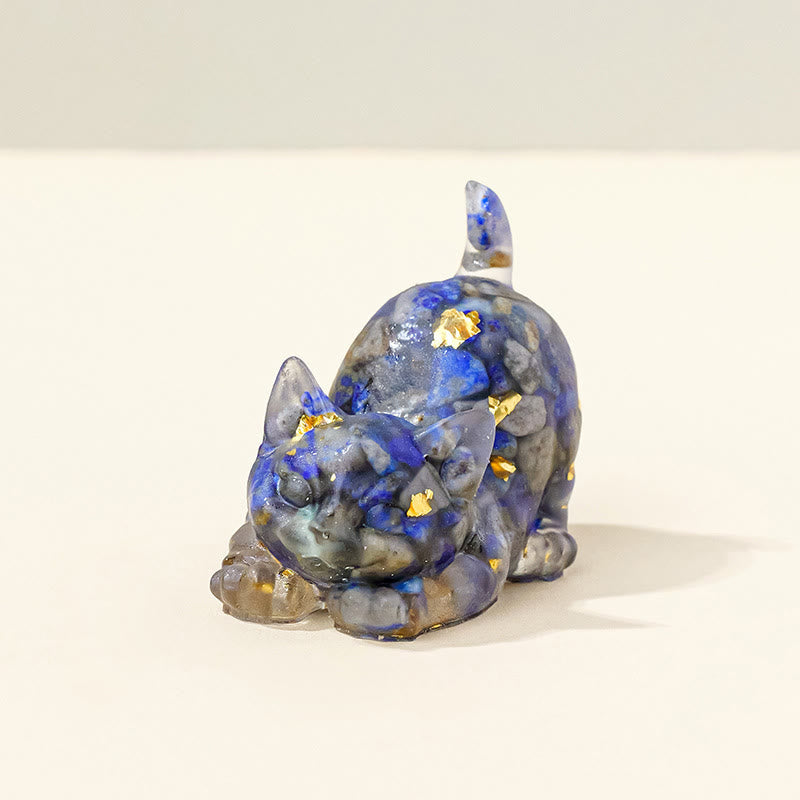 Olivenorma Crystal Epoxy Cute Kitten Gemstone Decoration