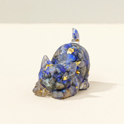 Olivenorma Crystal Epoxy Cute Kitten Gemstone Decoration