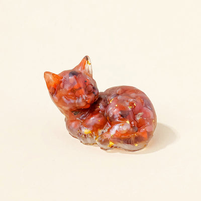 Olivenorma Crystal Epoxy Cute Kitten Gemstone Decoration