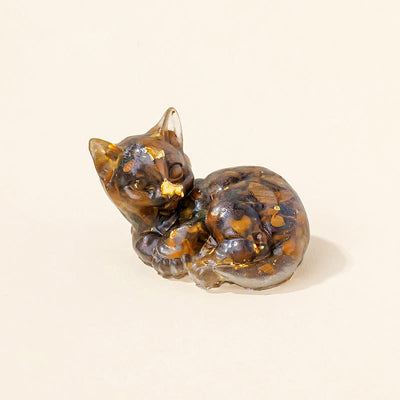 Olivenorma Crystal Epoxy Cute Kitten Gemstone Decoration