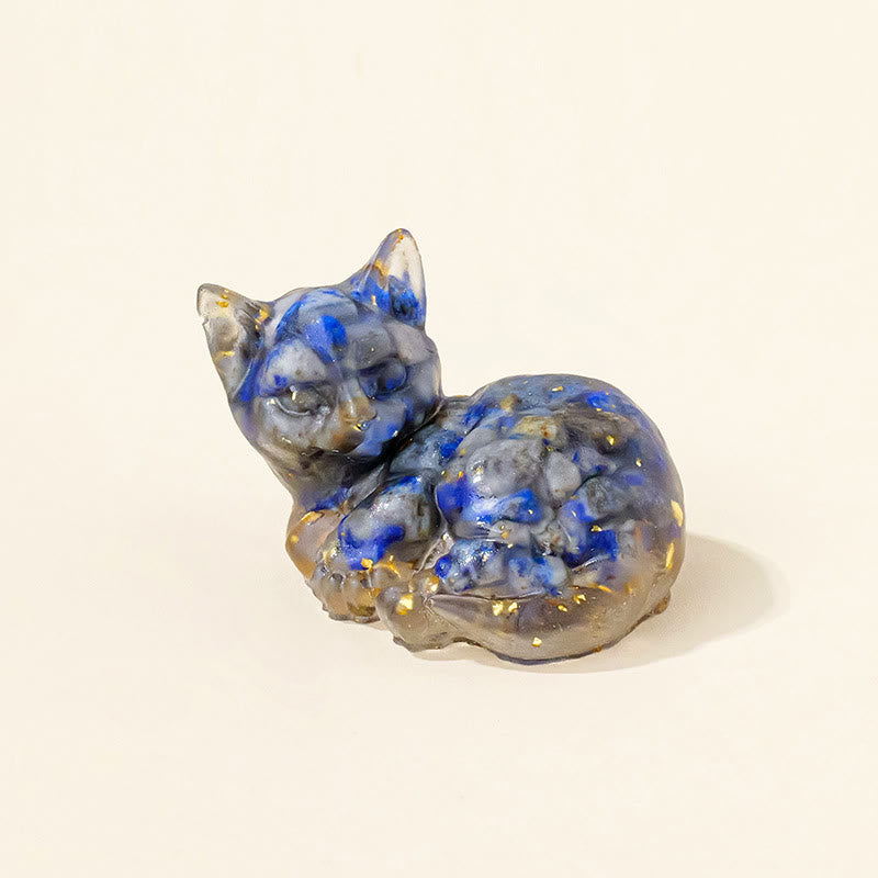 Olivenorma Crystal Epoxy Cute Kitten Gemstone Decoration