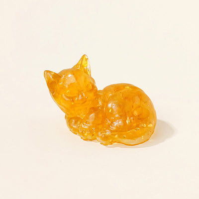 Olivenorma Crystal Epoxy Cute Kitten Gemstone Decoration
