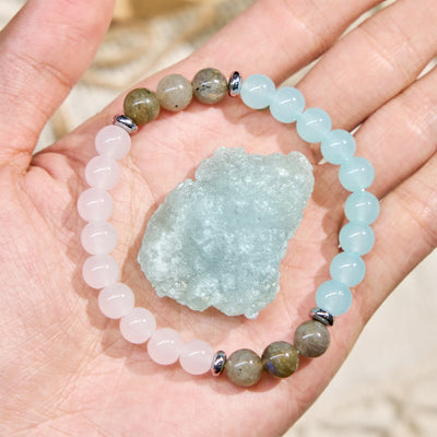 Olivenorma "Kindred's Glow" Mindful Connection Gemstone Bracelet - image 3