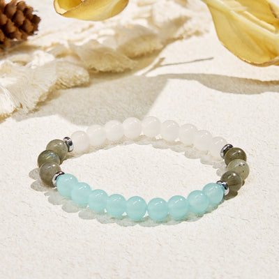 Olivenorma "Kindred's Glow" Mindful Connection Gemstone Bracelet - Natural Stone - image 1