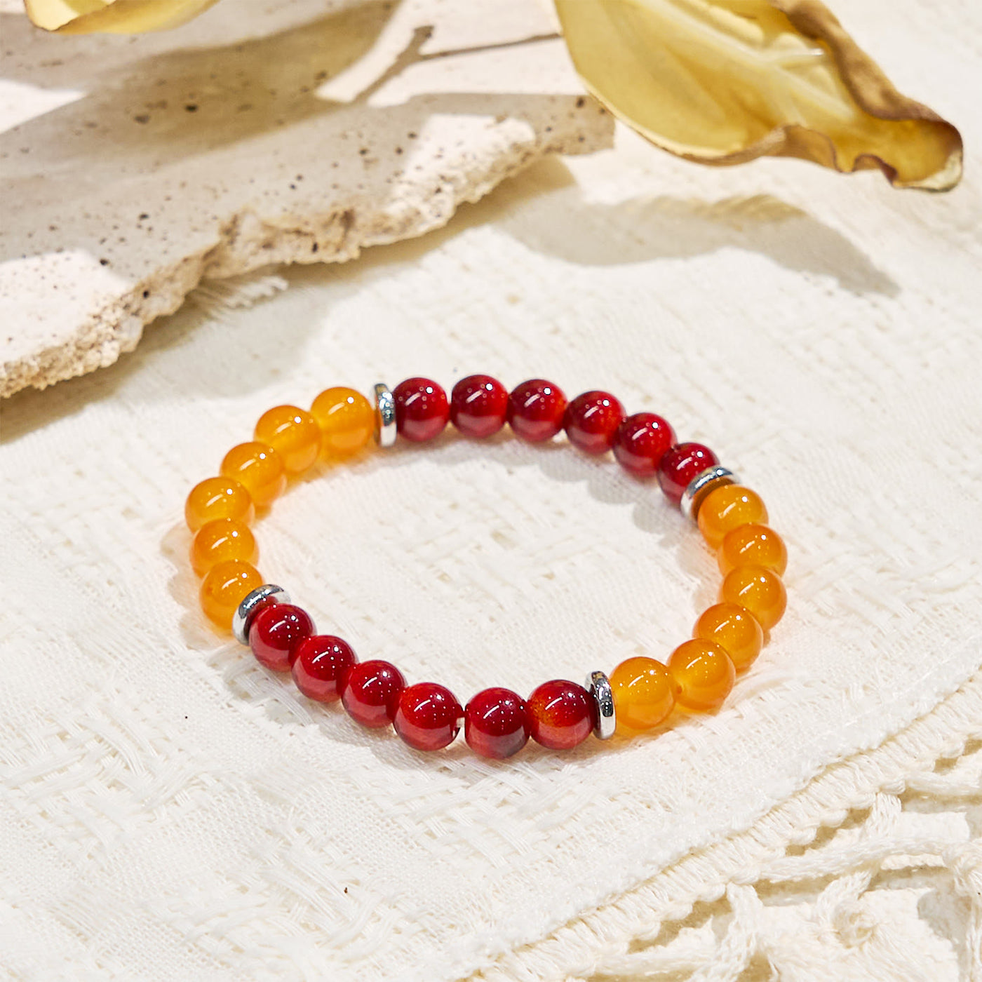 Olivenorma "​​Solar Blessing" Strength & Fortune Gemstone Bracelet - image 5