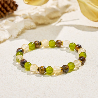 Olivenorma "​​Eden's Whisper" Fortune Gemstone Bracelet - image 6