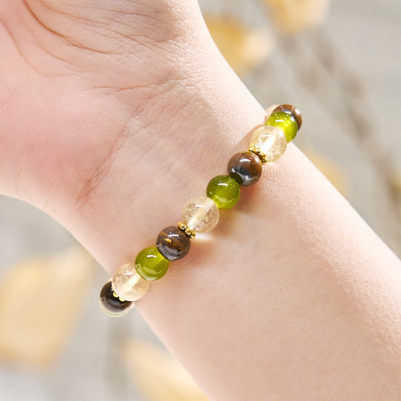Olivenorma "​​Eden's Whisper" Fortune Gemstone Bracelet - image 2