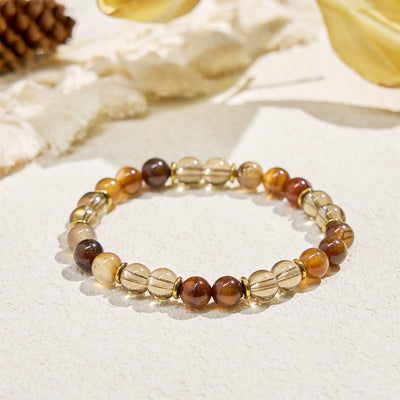 Olivenorma "Amber Lume" Wisdom Gemstone Bracelet - image 6