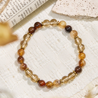 Olivenorma "Amber Lume" Wisdom Gemstone Bracelet - image 4