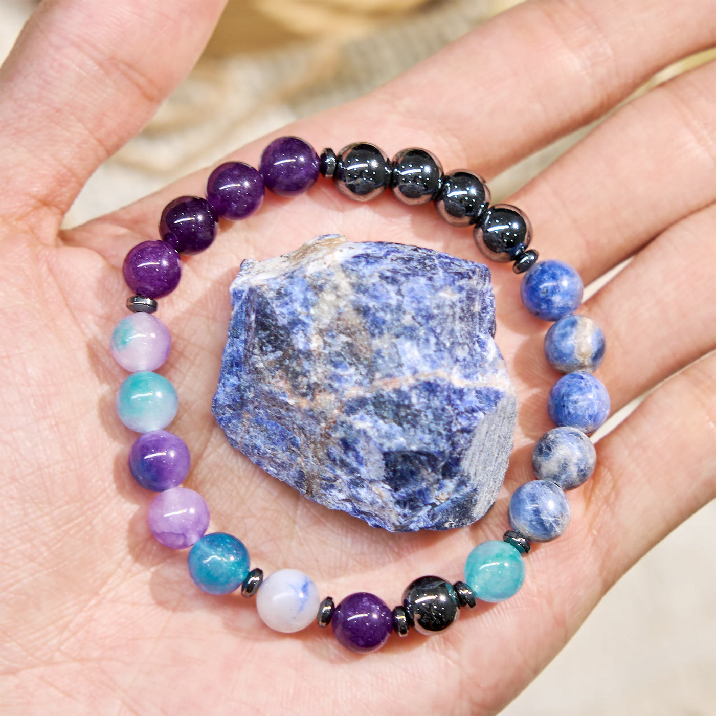 Olivenorma "Prismara" Natural Stone Calm Bracelet - image 3
