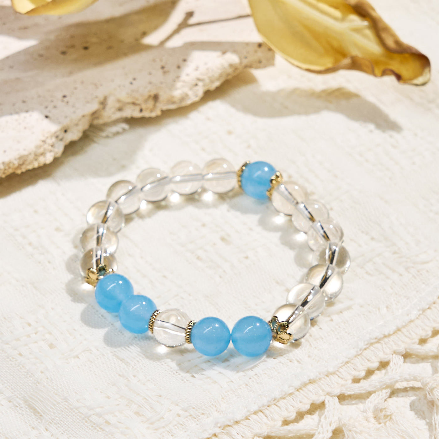 Olivenorma "Harmony Breeze" Natural Stone Inner-Strength Bracelet - image 5