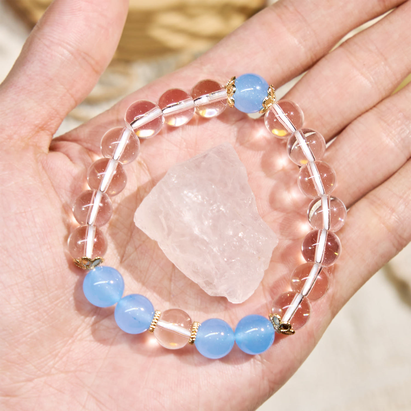 Olivenorma "Harmony Breeze" Natural Stone Inner-Strength Bracelet - image 3