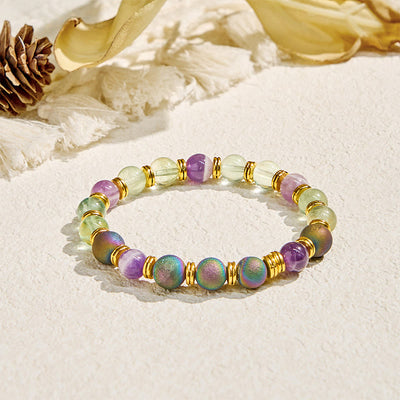 Olivenorma "Auralith Harmony" Fluorite Cleansing Essential Oil Bracelet - Bracelet Only - image 5