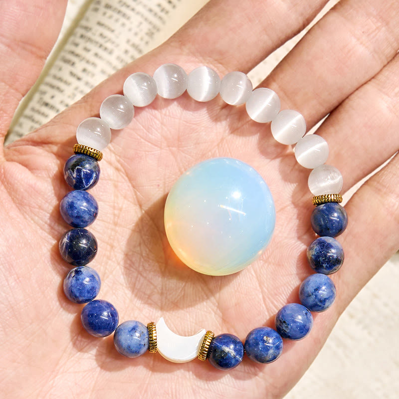 Olivenorma "Moon & Tide​" Balance Emotions Crescent Essential Oil Bracelet - image 7