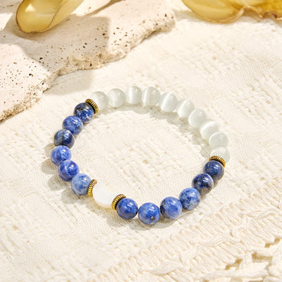 Olivenorma "Moon & Tide​" Balance Emotions Crescent Essential Oil Bracelet - image 9