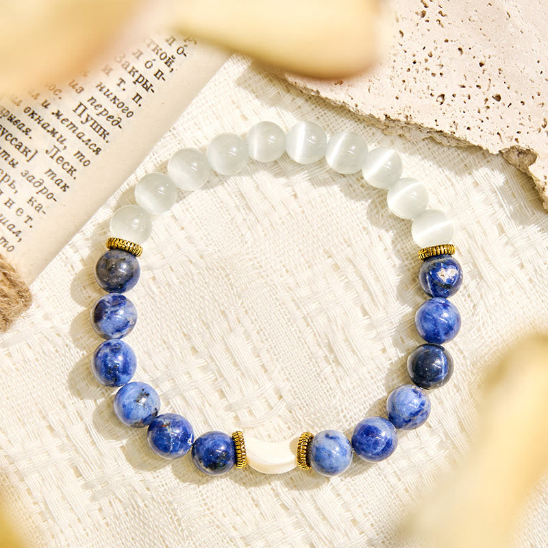 Olivenorma "Moon & Tide​" Balance Emotions Crescent Essential Oil Bracelet - image 8