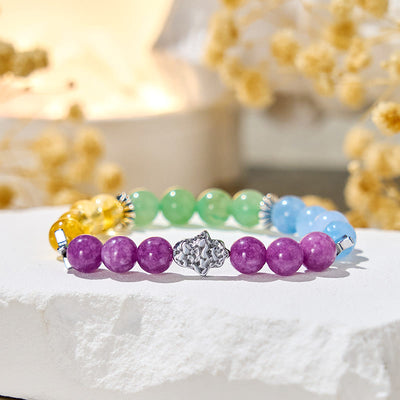 Olivenorma "Stellar Hues" Gemstone Healing Bracelet - image 6