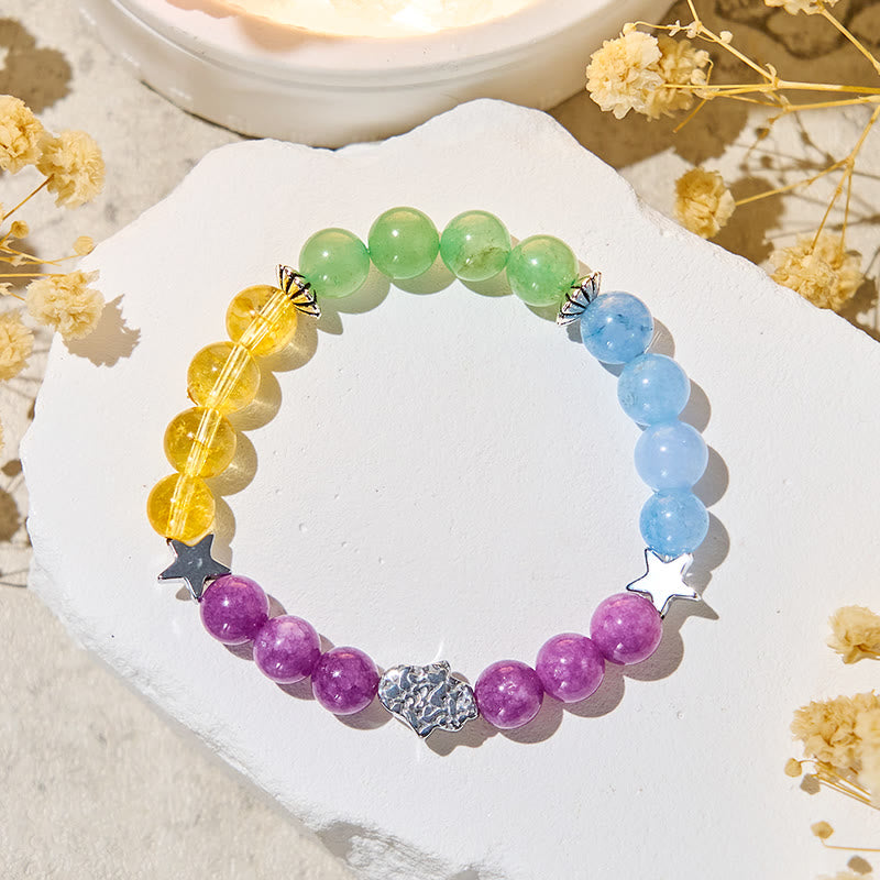 Olivenorma "Stellar Hues" Gemstone Healing Bracelet - image 5
